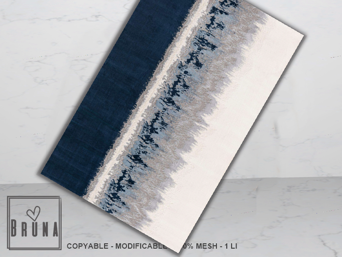 Second Life Marketplace BRUNA Vincent Blue Rug